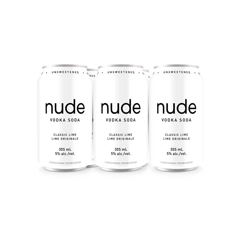 Nude Vodka Soda Classic Lime